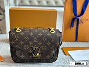 LV Passy Old Flower Messenger Bag 24*17cm - 1