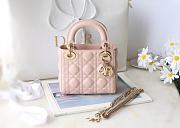 Lady Dior Vintage Pink Cannage 17*15*7cm - 1