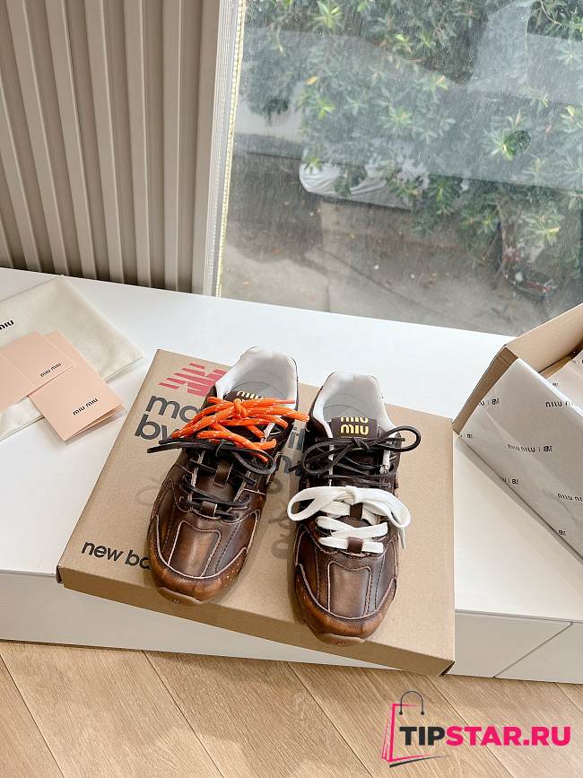 Miu Miu x New Balance Brown Men's shoes - 1