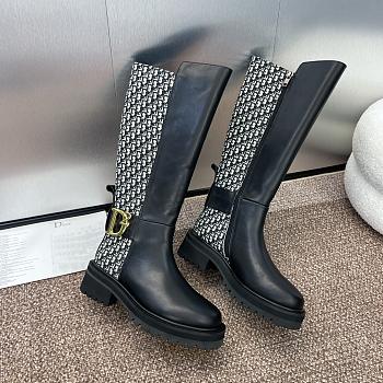 Dior Elastic Women's Heel Boots