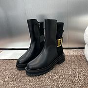 Dior Elastic Women's Boots Celebrity Style CD Short Boots - 3