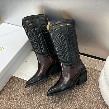 Dior D-West Chelsea color matching women's boots