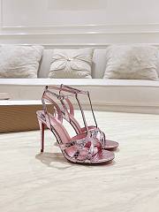 Christian Louboutin pink high-heeled sandals - 5