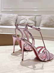 Christian Louboutin pink high-heeled sandals - 4