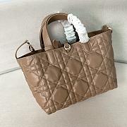 DIOR Toujours series medium size M2821 lava brown 28.5X19X21.5cm - 3