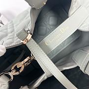 DIOR Toujours series medium rock gray 28.5X19X21.5cm - 4