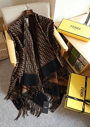 Fendi Roman cape two-tone scaft  - 3