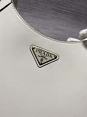 Prada Caftskin Box Shoudle Bag White 27x19x5cm - 3