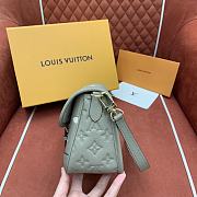 LV Elephant Grey Baguette Bag 24 x 15 x 9cm - 6