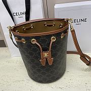 CELINE CLARA LOGO PRINTED CAFTSKIN BAG 20 x 24 x 20 cm - 1