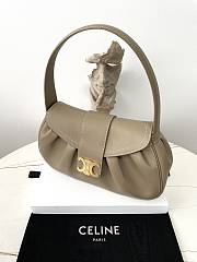  CELINE POLLY DARK BEIGE BAG 33×19×9cm - 4