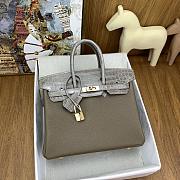 Hermes Birkin Touch 25 Togo Elephant Grey Bag 25cm - 1