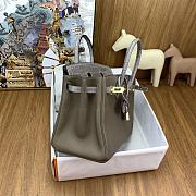 Hermes Birkin Touch 25 Togo Elephant Grey Bag 25cm - 6