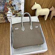 Hermes Birkin Touch 25 Togo Elephant Grey Bag 25cm - 2