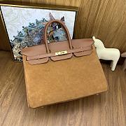 Hermes Birkin 40cm Grizzly Teddy  - 1