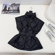 Dior diamond pattern down vest  - 1