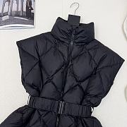 Dior diamond pattern down vest  - 6