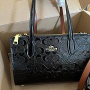 Coach Stamping Patent Leather 25*16CM - 4