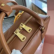 Miumiu Bowling briefcase Brown Bag 22*11cm  - 6