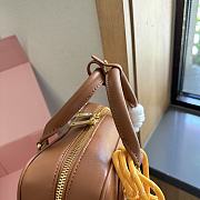 Miumiu Bowling briefcase Brown Bag 22*11cm  - 5