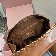 Miumiu Bowling briefcase Brown Bag 22*11cm  - 4