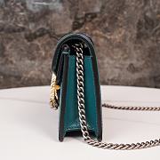 Gucci Dionysus Leather Mini Bag Sapphire Blue 16.5*10*4cm - 6