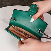 Gucci Dionysus Leather Mini Bag Emerald Green 16.5*10*4cm  - 6