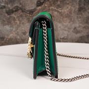 Gucci Dionysus Leather Mini Bag Emerald Green 16.5*10*4cm  - 5