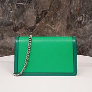 Gucci Dionysus Leather Mini Bag Emerald Green 16.5*10*4cm  - 4