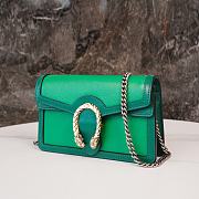 Gucci Dionysus Leather Mini Bag Emerald Green 16.5*10*4cm  - 2