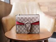 Gucci Dionysus Canvas Shoulder Bag Red 20*15.5*5cm - 1