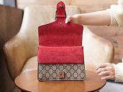 Gucci Dionysus Canvas Shoulder Bag Red 20*15.5*5cm - 5