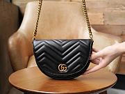 GG Marmont Chain Mini Bag Black 20*15*4cm - 1