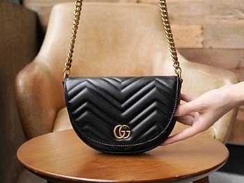 GG Marmont Chain Mini Bag Black 20*15*4cm