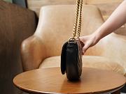 GG Marmont Chain Mini Bag Black 20*15*4cm - 5