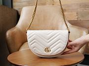 GG Marmont Chain Mini Bag White 20*15*4cm - 1