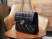 GG Deco Small Shoulder Bag Black 19.5*25*8cm - 3