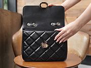 GG Deco Small Shoulder Bag Black 19.5*25*8cm - 2