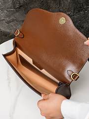 GG Envelope and Chain Brown 26*16*4cm  - 6