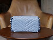 GG Marmont Macaron Super Mini Light Blue 16.5*10*5cm - 5