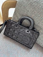 Dior Lady D-Joy Frosted Diamond Black 26cm - 2