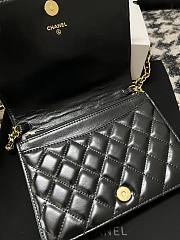 CHANEL Chain Clutch Black Bag 19CM - 4