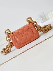 Chanel Mini Flap Métiers d’art Light Orange Bags 18cm - 6