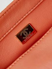 Chanel Mini Flap Métiers d’art Light Orange Bags 18cm - 3