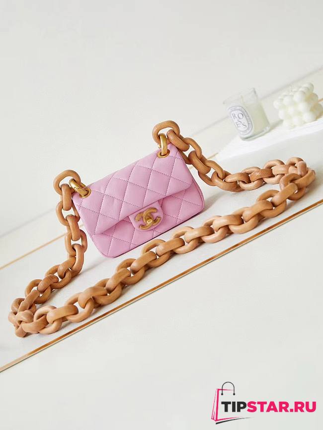 Chanel Mini Flap Métiers d'art Pink Bags 18cm - 1