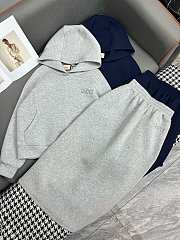 Gucci Hooded Pullover Grey Sweater & Skirt  - 1