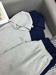 Gucci Hooded Pullover Grey Sweater & Skirt  - 3