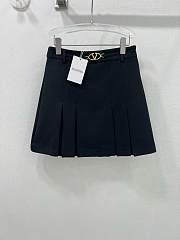 Valentino Hepburn Style Retro Pleated Short Skirt  - 5