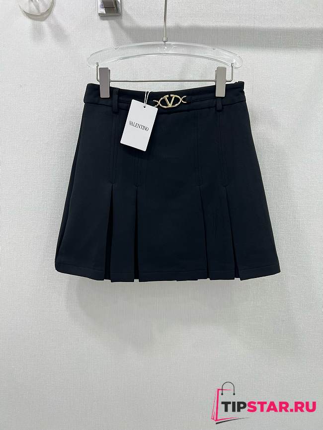 Valentino Hepburn Style Retro Pleated Short Skirt  - 1