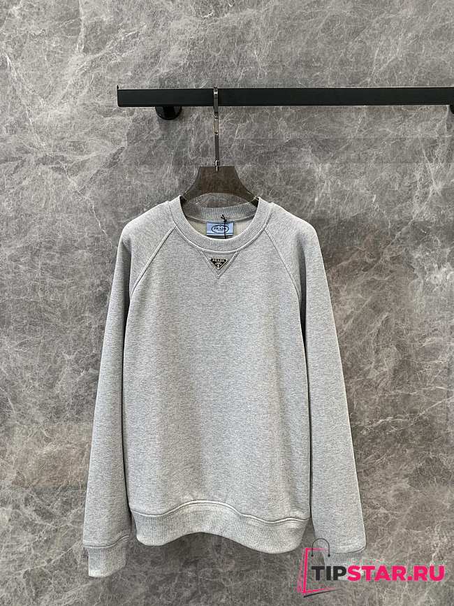 Prada Round Neck Long-sleeved Sweatshirt  - 1